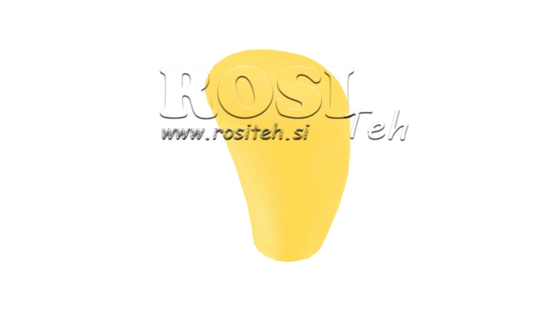 POMMEAU POUR LEVIER DE COMMANDE DE DISTRIBUTEUR HYDRAULIQUE MONOBLOC – Ø 10 MM (MARQUAGE JAUNE)