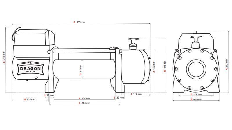 TREUIL ÉLECTRIQUE 24 V DWM 13000 HD - 5897 kg