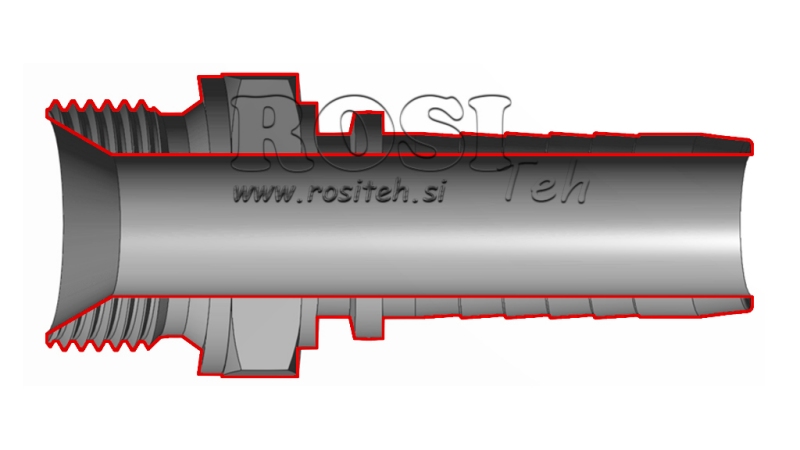 HIDRAVLIČNI PRIKLJUČEK BSP MOŠKI DN5-M10X1