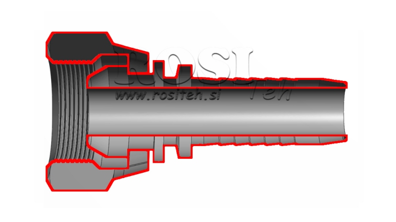 HIDRAVLIČNI PRIKLJUČEK BSP ŽENSKI DN6-M16x1,5