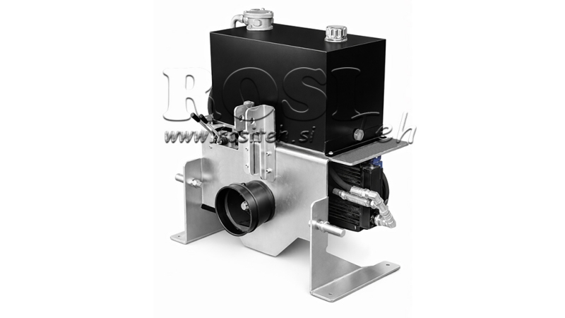 GROUPE HYDRAULIQUE POUR TRACTEUR - 70 L RÉSERVOIR - 53 L/MIN DÉBIT - 4xZ80