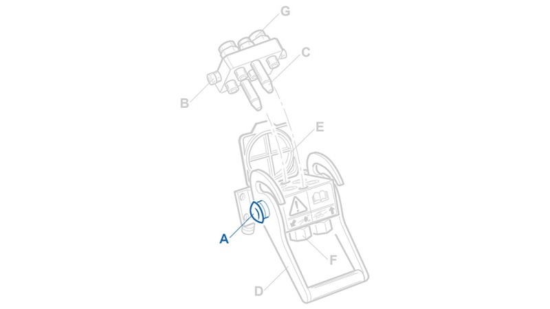 BOUTON DE SÉCURITÉ POUR MULTI-FASTER PARTIE FIXE