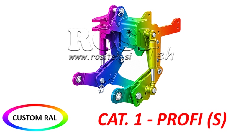 UNIVERZALNI KIT PREDNJA ČELNA HIDRAVLIKA 1KAT PROFI STANDARD ZA TRAKTOR 800kg (VAŠ RAL PO IZBIRI)