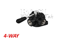 ROBINET-04-VOIES-(BOISSEAU-CYLINDRIQUE)